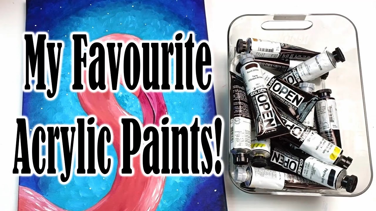 Golden Open Slow Drying Acrylic Paints Review - They're My Favourites?