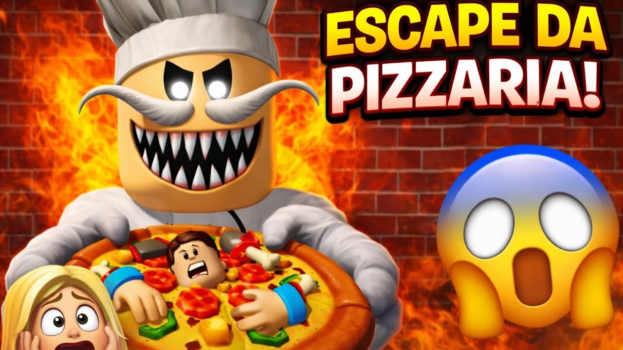 🍕🔥 TENTEI ESCAPAR DA PIZZARIA DO PAPA PIZZA… E OLHA NO QUE DEU! 😱