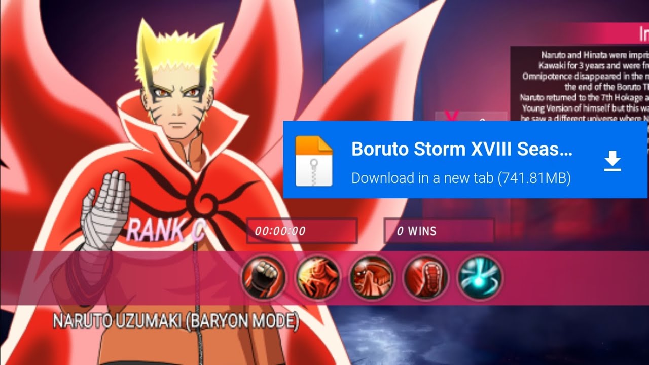 Бесплатная загрузка APK для персонажей Naruto Senki Full Character