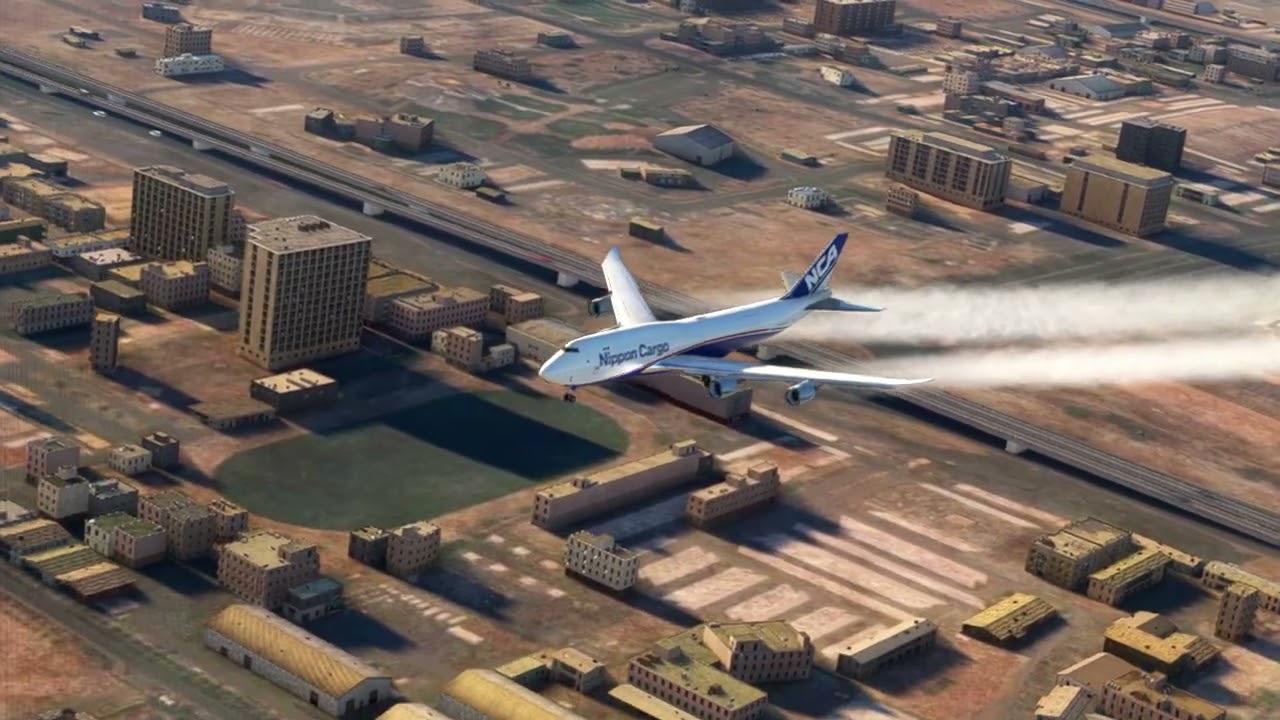 impossible landing at KUWAIT AIRPORT , BOEING PLANE ,Game