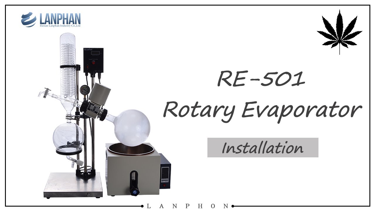 How to install RE-501 rotary evaporator?