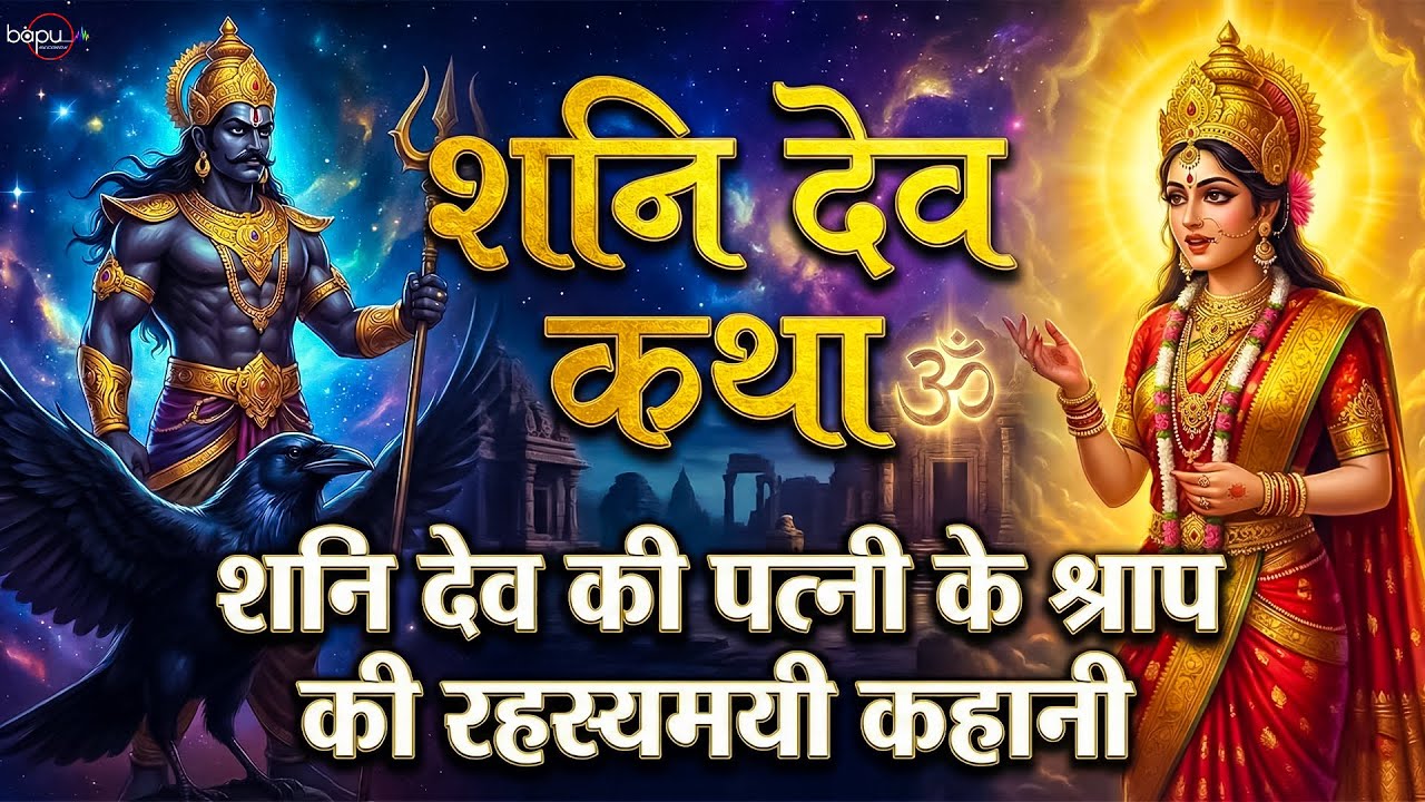 शनि देव की पत्नी ने क्यों दिया उन्हें श्राप? 😱 | Shani Dev Ki Katha | Shani Dev Story