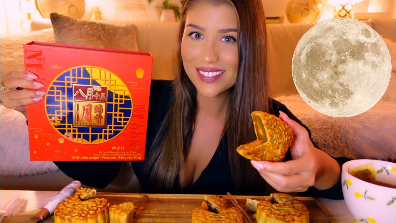 ASMR Eating | Mooncake Taste-Test (1st Time)