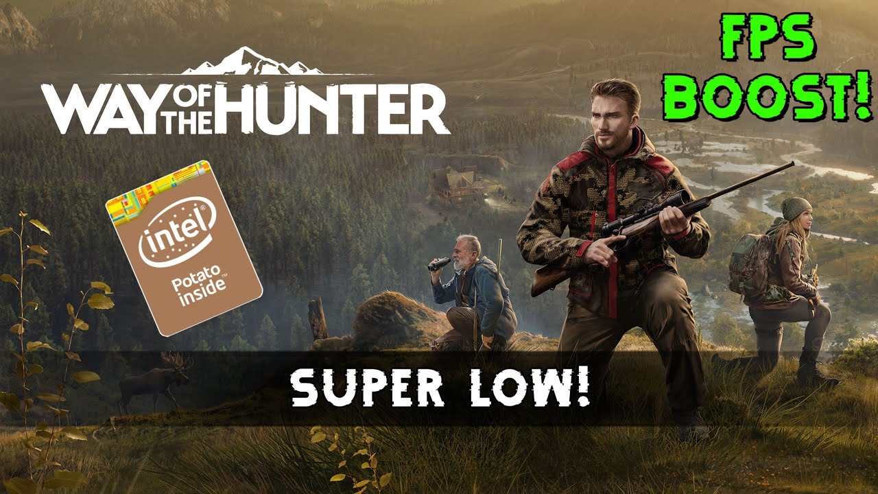 Way Of The Hunter: Потрясающая графика для самых слабых ПК! (Повышение FPS)