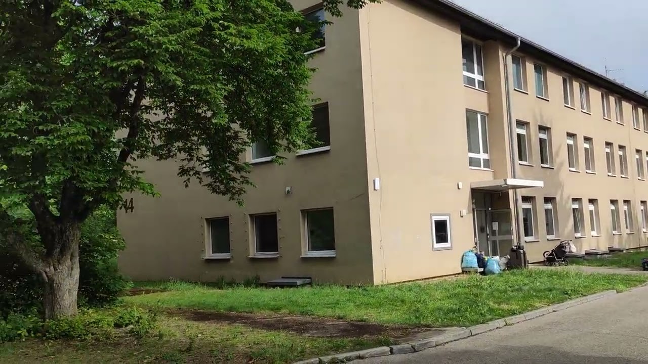 Лагерь распределитель для беженцев. Ankunft Zentrum. Messstetten. Baden-Württemberg