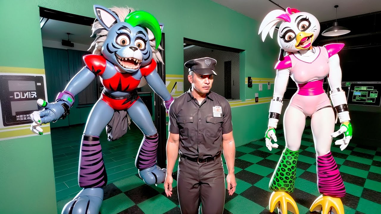 АНИМАТРОНИКИ ПУГАЮТ ОХРАННИКА FNAF COOP Garry's Mod