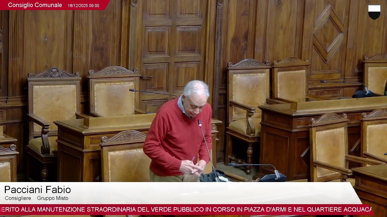 Consiglio comunale Siena