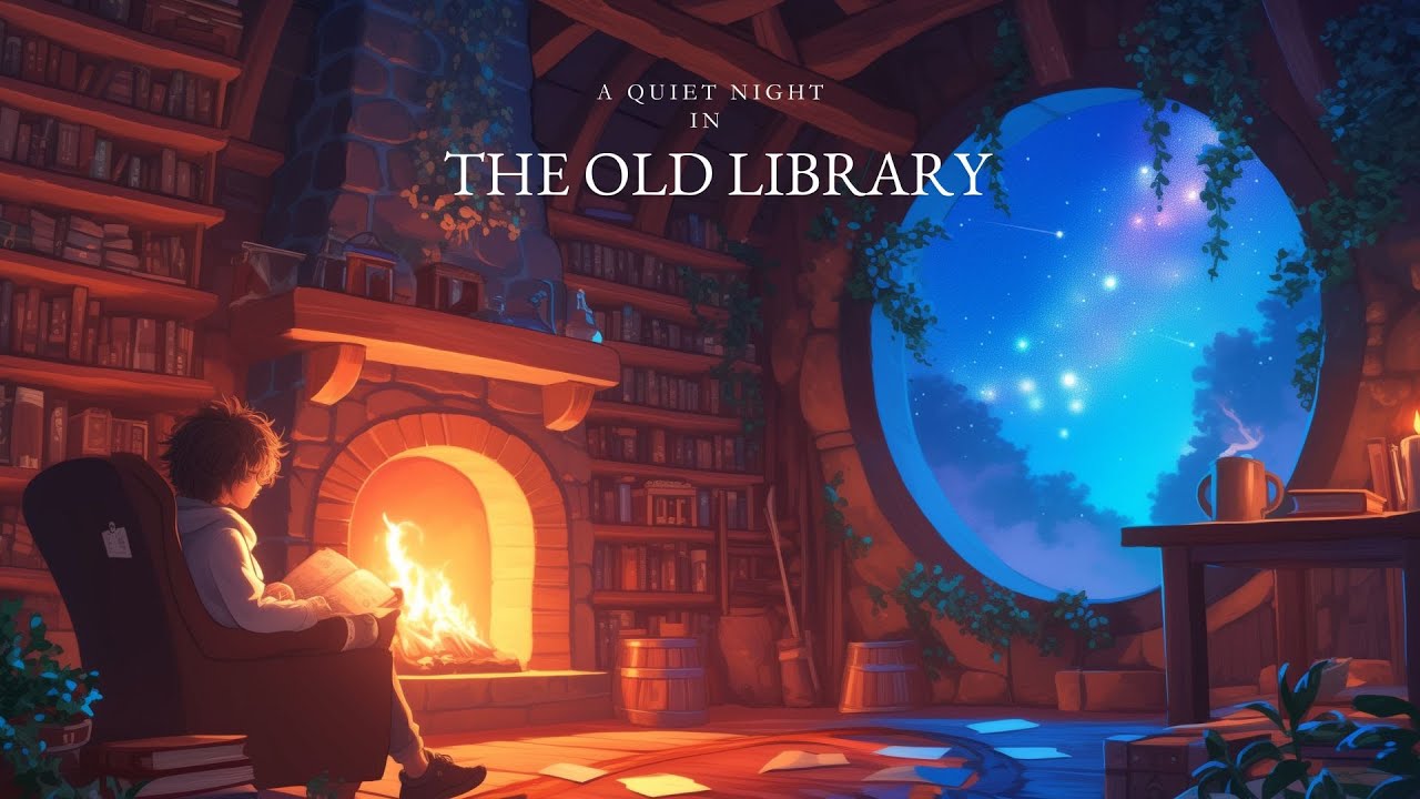 Medieval Music For Focus & Calm | A Quiet Night In The Old Library