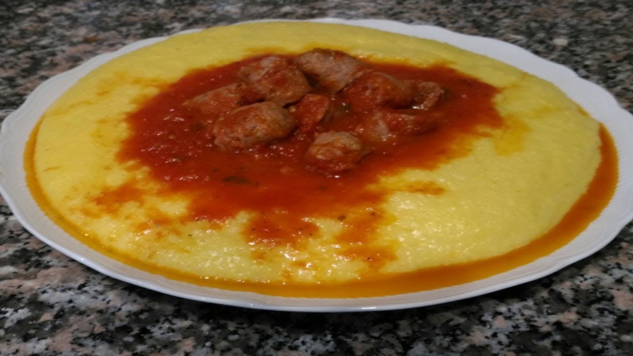 Come cucinare la polenta - Ricetta Polenta con sugo di salsiccia #17