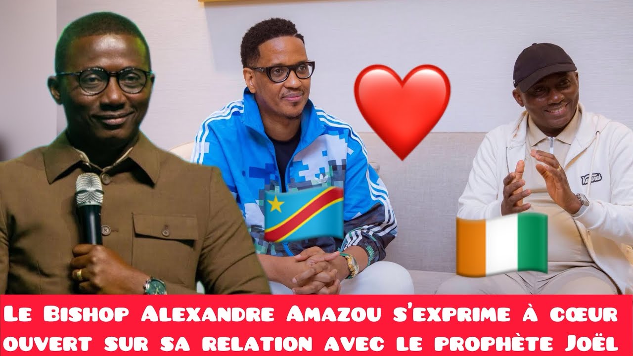 😍Waouh le Bishop Alexandre Amazou 🇨🇮 rend à témoignage du prophète Joël Francis Tatu 🦅🇨🇩