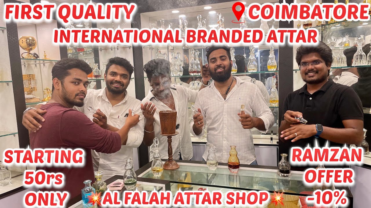Cheapest Branded Perfume | International Branded Attar | Al Falah Attar Shop | Coimbatore Bharat