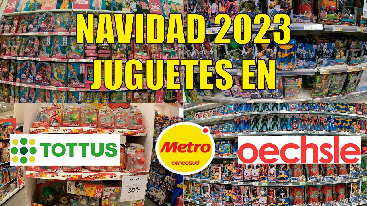 Navidad 2023 Juguetes en Tottus, Metro y Oechsle