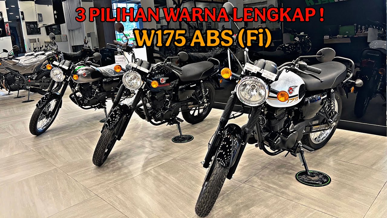 SERBU !!! W175 ABS (Fi) Masuk Lagi. Ada 3 Pilihan Warna dan Info Harganya