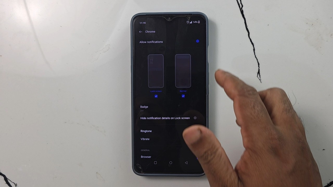 how to enable chrome notifications in android