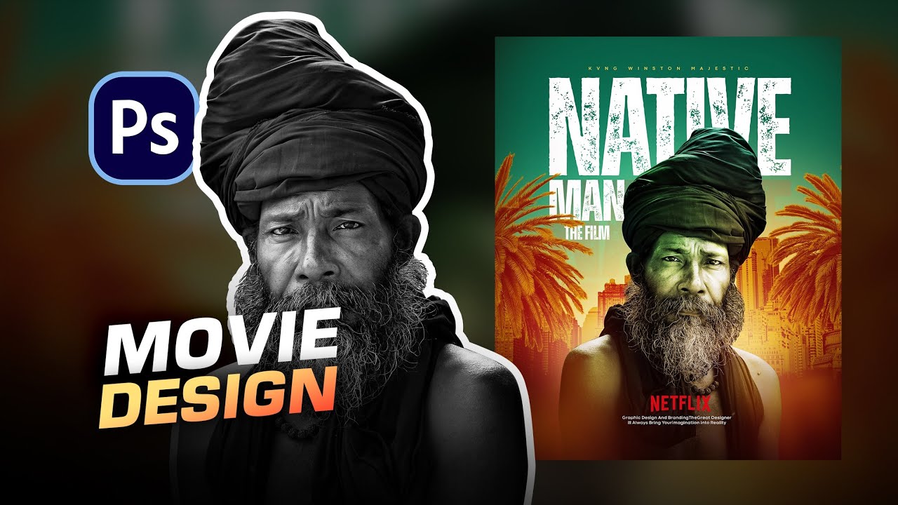 How to create a simple movie poster on Adobe Photoshop