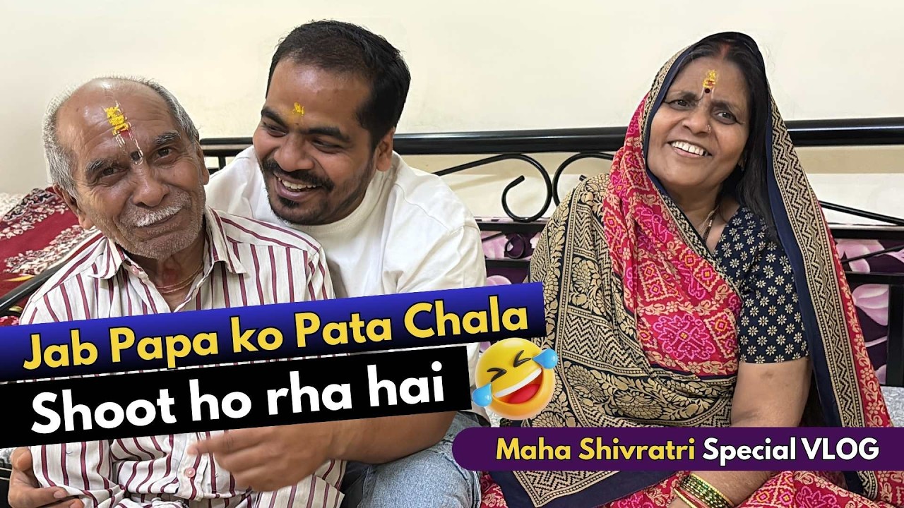 Jab Papa Ko Pata Chala Shoot Ho Raha Hai 😂 | Maha Shivratri Family Vlog 🕉️