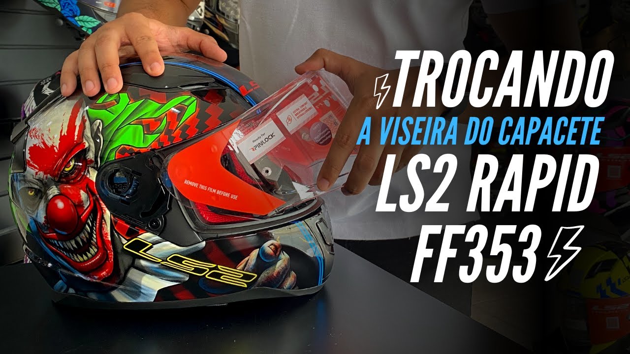 Tutorial: Como trocar a viseira do Capacete LS2 Rapid FF353 | Grid Motors