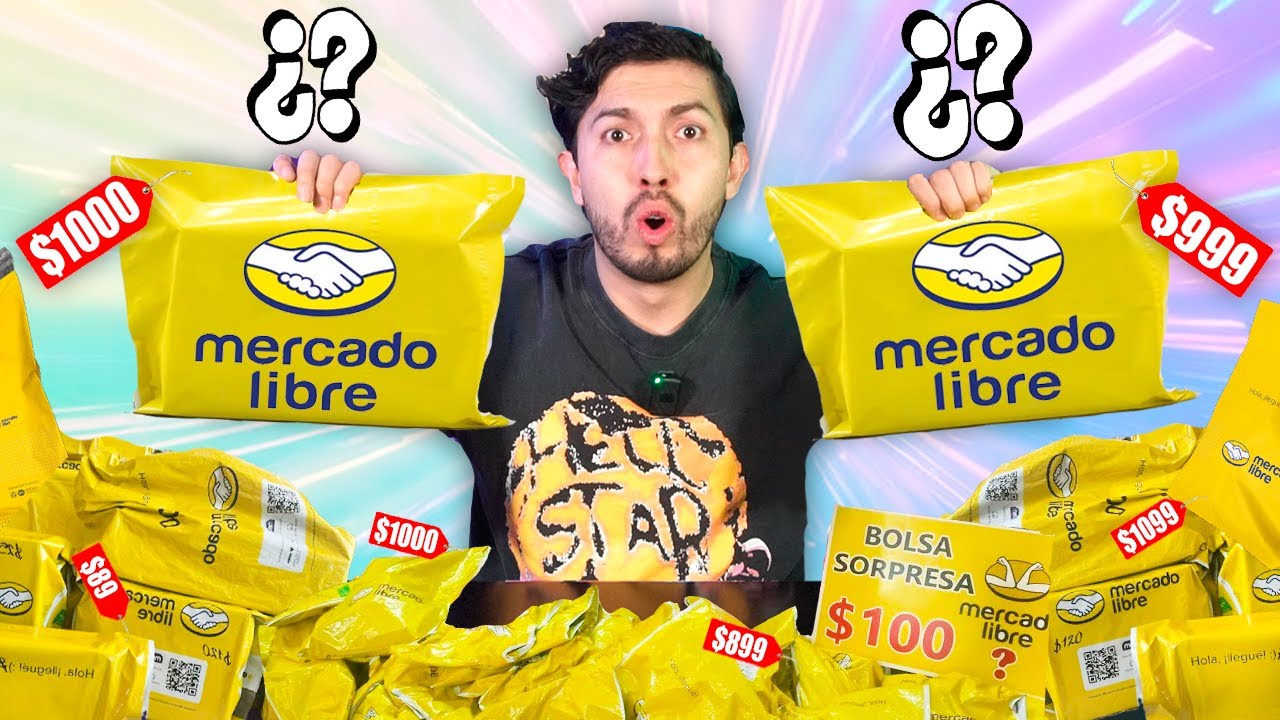 COMPRE TODAS LAS BOLSAS MISTERIOSAS DE MERCADOLIBRE MAS COSTOSAS... ESTAFA?