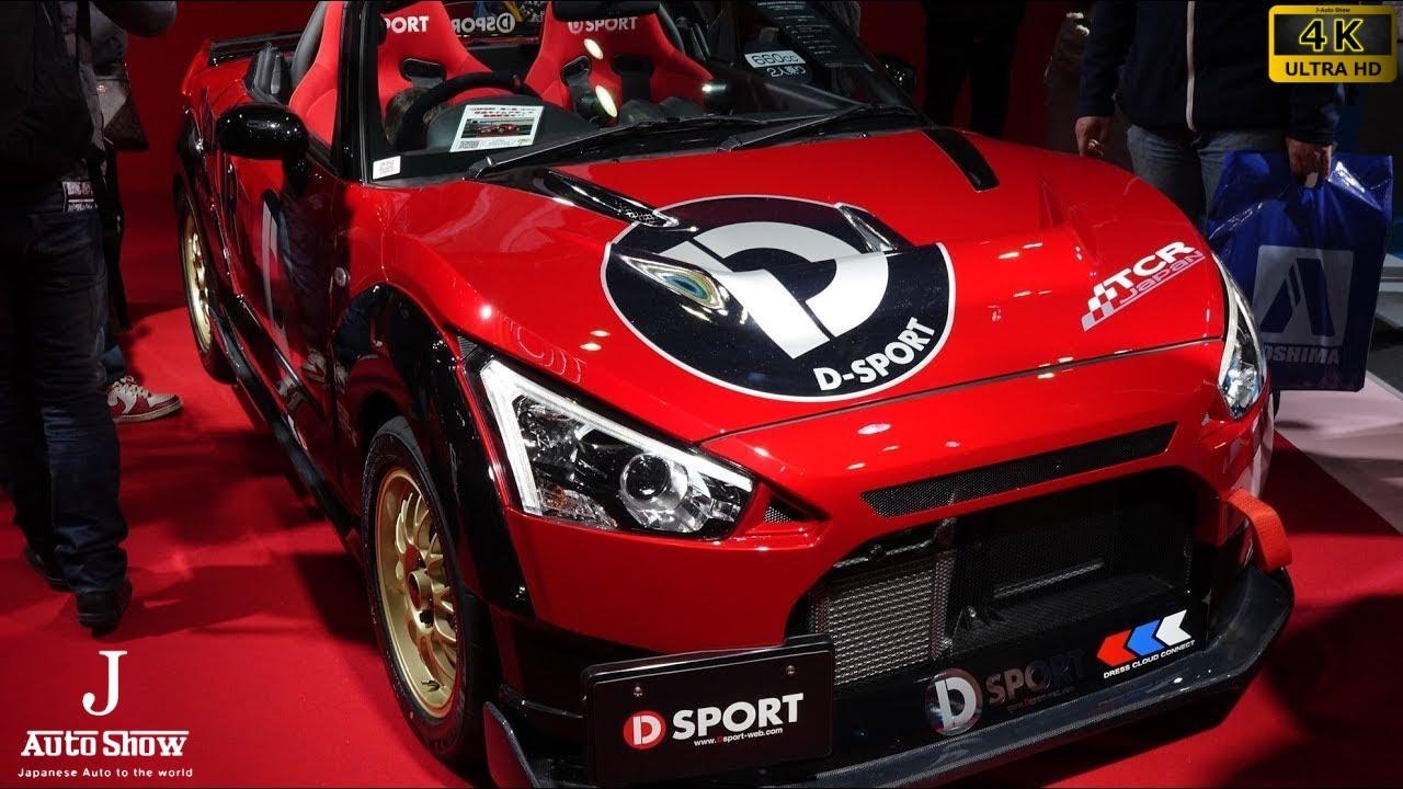 (4K)DAIHATSU COPEN XPLAY D-SPORT RACING CONCEPT ダイハツコペンXプレイDスポーツレーシングコンセプト - 大阪オートメッセ2018