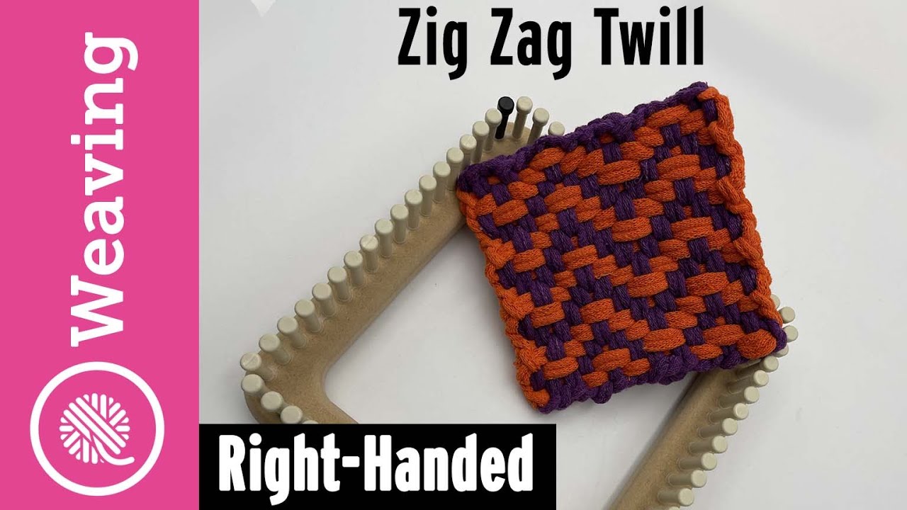Zig Zag Twill Potholder