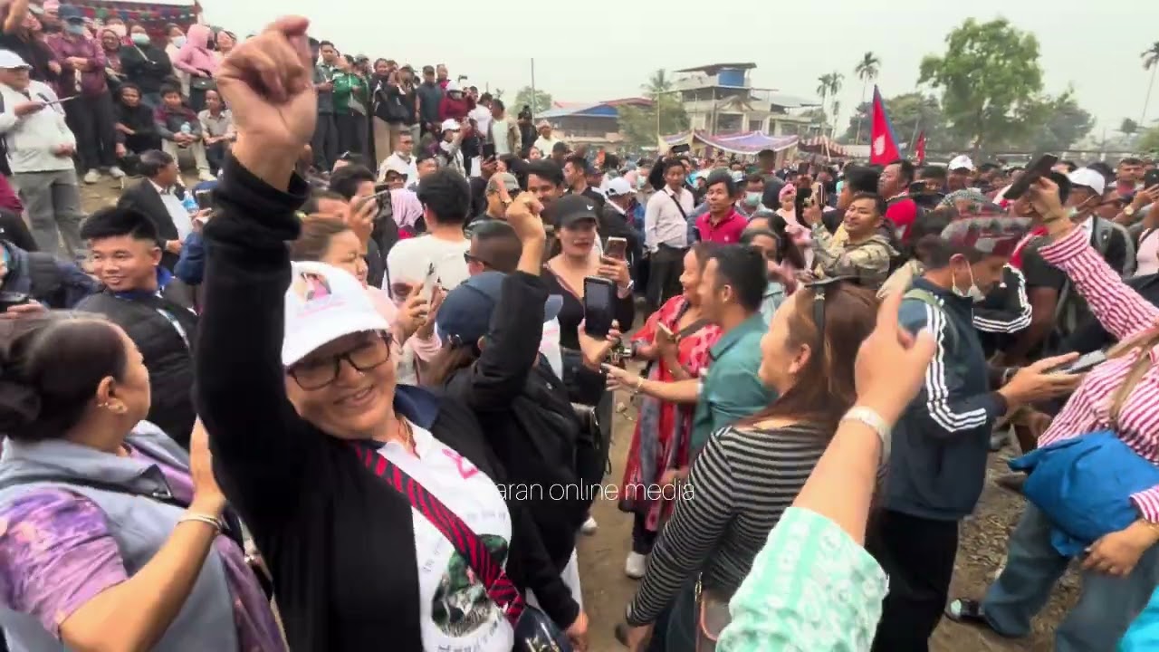 सुनसरी १ मा हर्क साम्पाङको विजय भए संगै विजय जुलुसको भव्य तयारी 