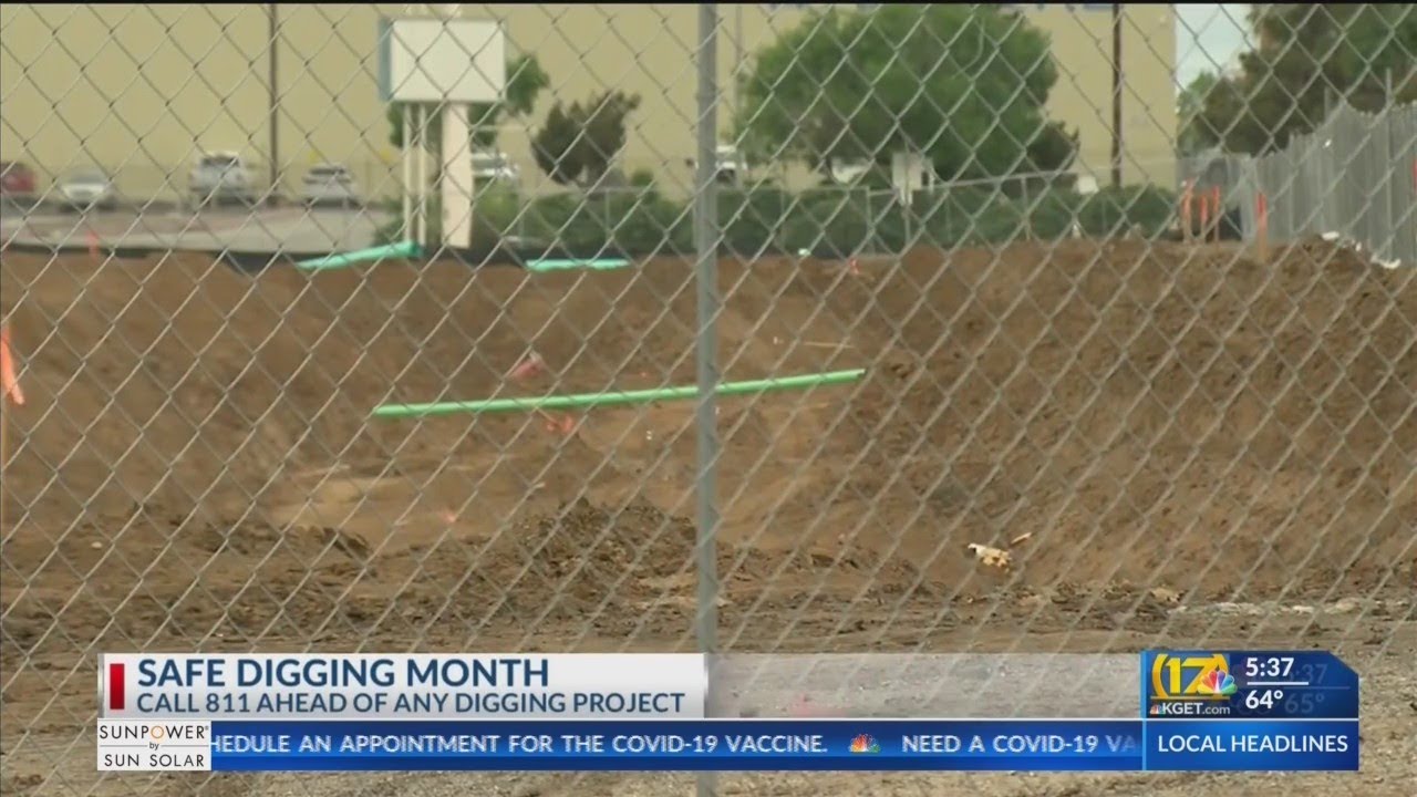 April marks 'Safe Digging' month, call 811 ahead of any digging project