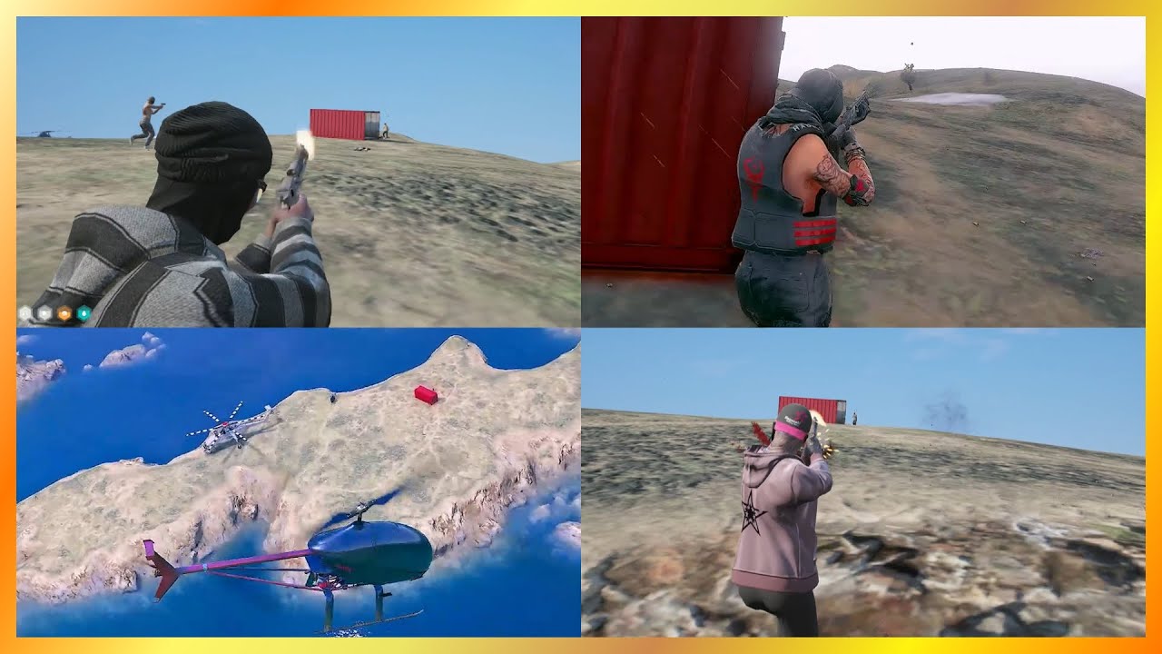 MMC vs Saints vs Hades & ADMC // Fight For Cargo Ship Loot (Multi POVs) | NoPixel 4.0 GTA RP