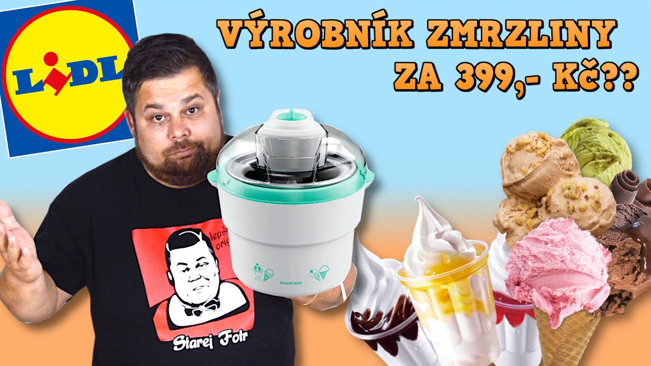 Výrobník zmrzliny z Lidlu za 399,-Kč?? Bude to vůbec fungovat? Recenze!