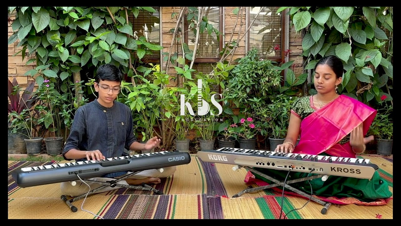 Mallari | Adi Talam | Vrishank & Nishevitha | Carnatic on Keyboard | KBS Inculcation