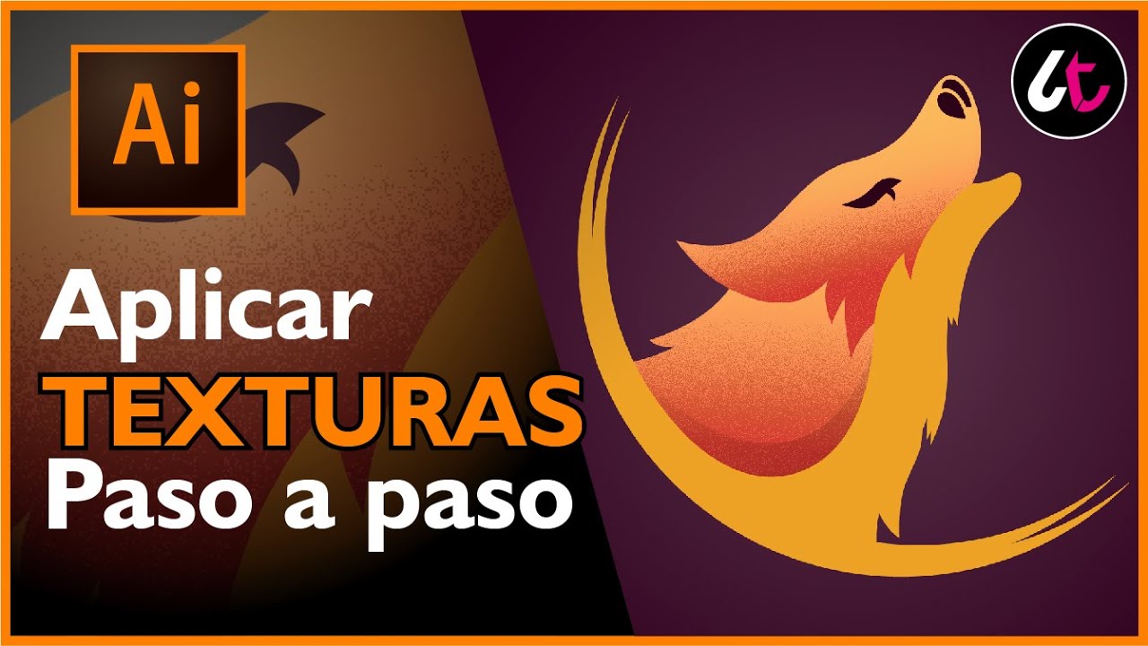 Como APLICAR TEXTURAS en ILLUSTRATOR  | Tutorial PASO A PASO 🔥🔥