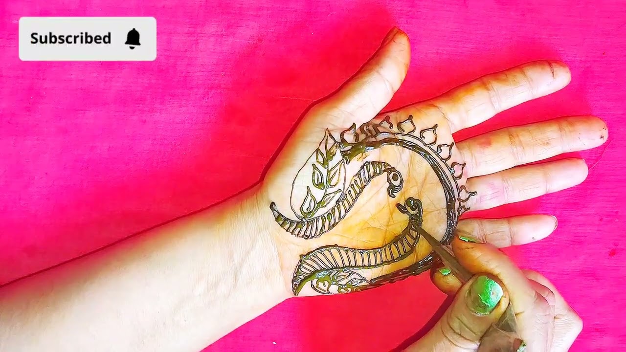 Mehndi Design Front hand 🌸💖|| Mehandi banana || Beautiful Floral Mehndi Design #mehndi #simplemehndi