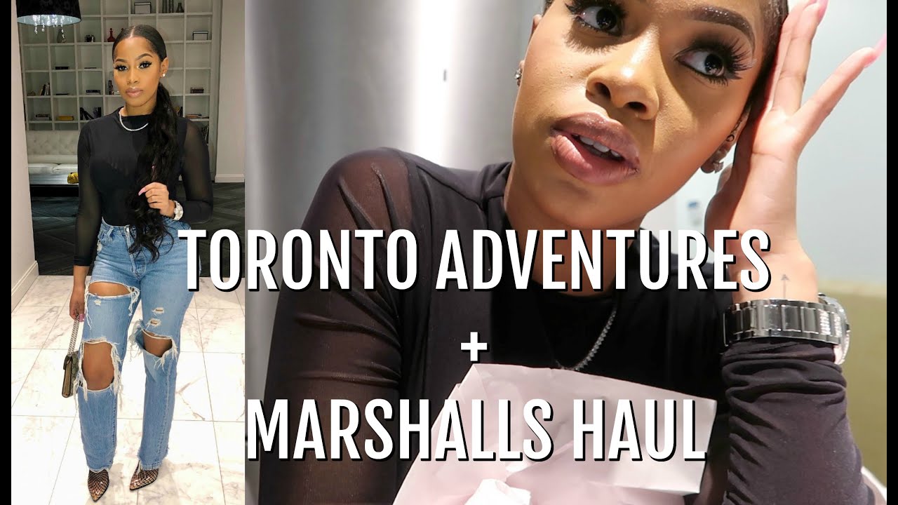 MY LAST TRIP TO MARSHALLS FOR A WHILE, TORONTO ADVENTURES, BABY SHOWER! | Dana Alexia
