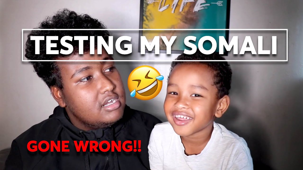 SPEAKING SOMALI CHALLENGE W/ Little brother *GONE WRONG*