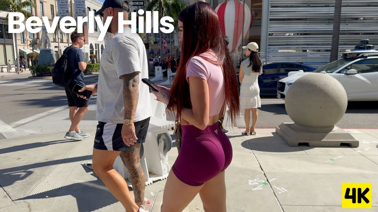 Glamorous Women & Supercars 🌴 Rodeo Drive | Beverly Hills Luxury Walk 4K
