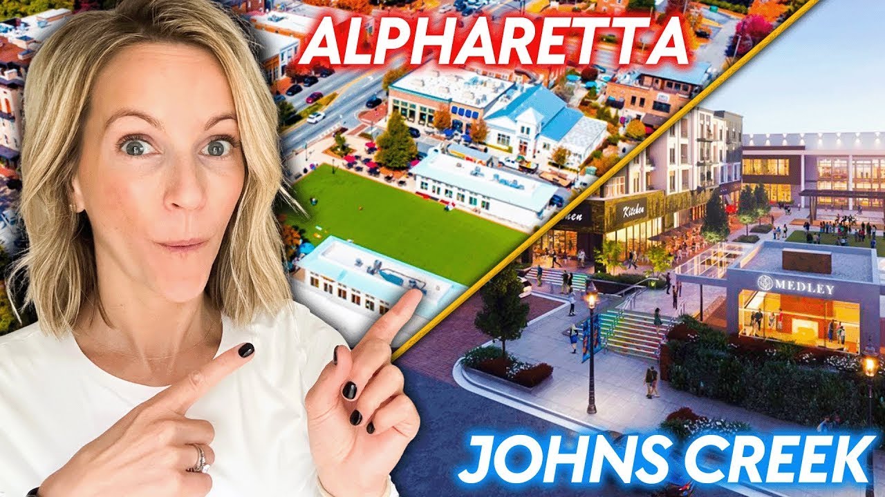 Living in Alpharetta GA vs Johns Creek | BEST North Atlanta Georgia Suburb for Families