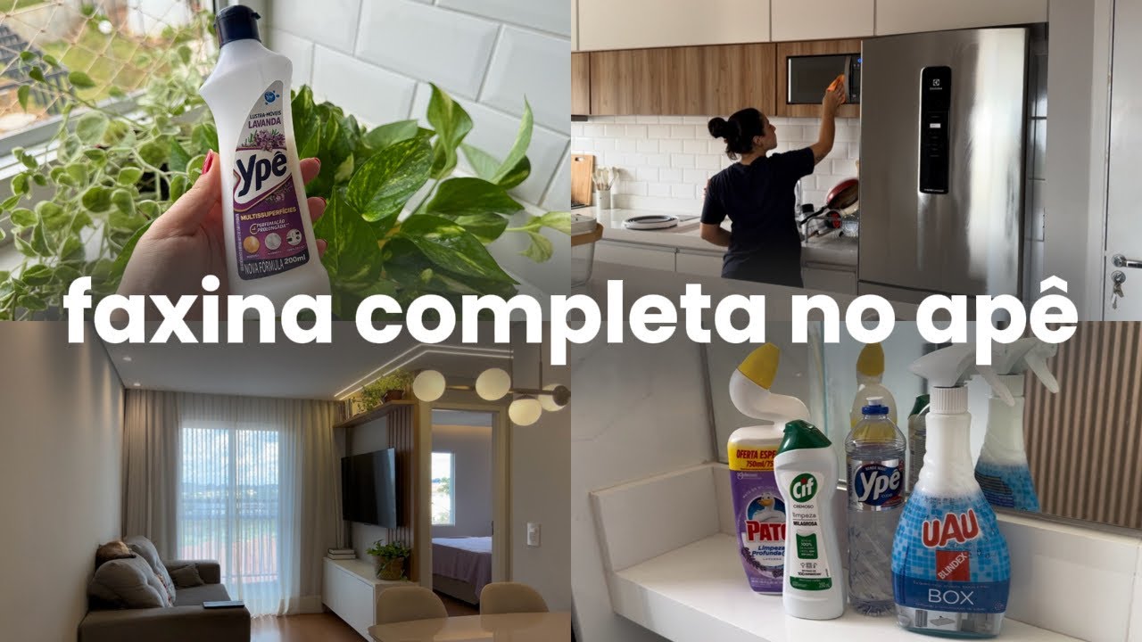 FAXINA PESADA E COMPLETA NO APÊ 