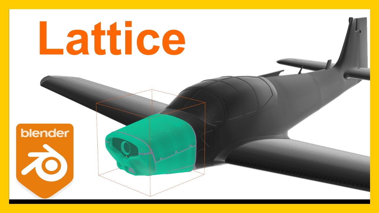 Como editar malhas complexas com lattice no Blender