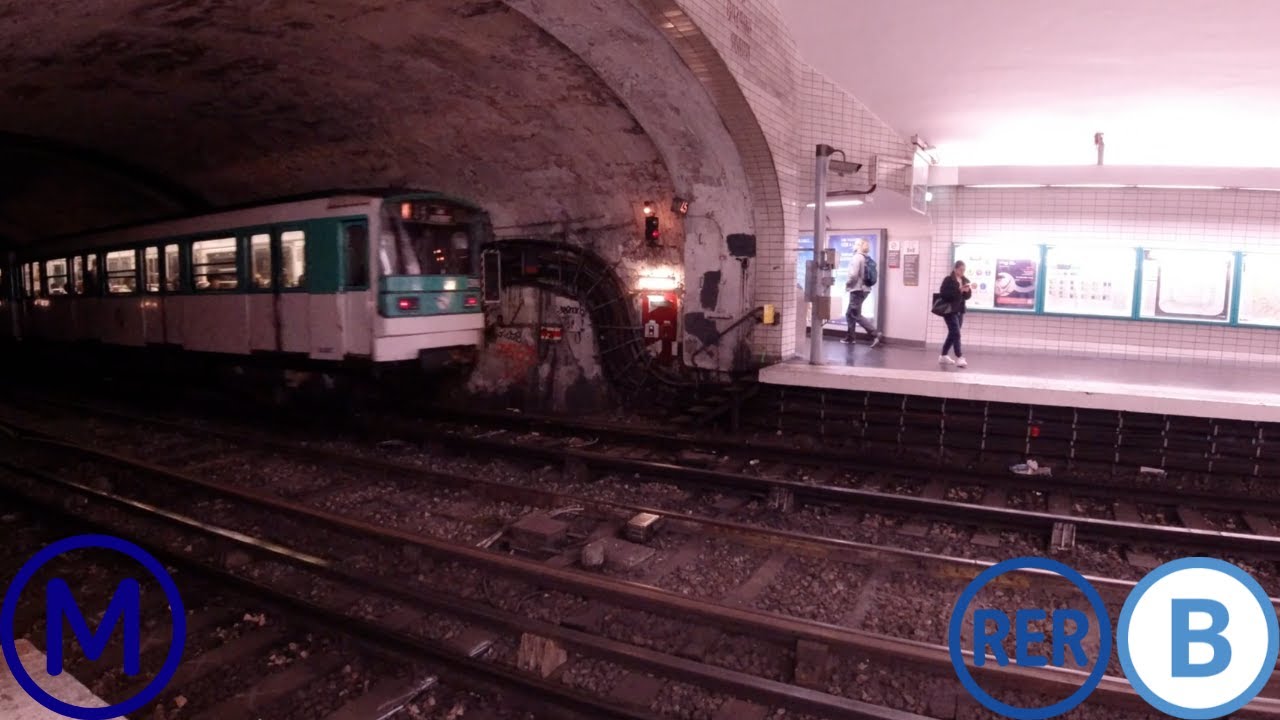 SAINT-MICHEL NOTRE-DAME AND CLUNY LA SORBONNE STATION  RER B, RER C & METRO 10 STATIONS