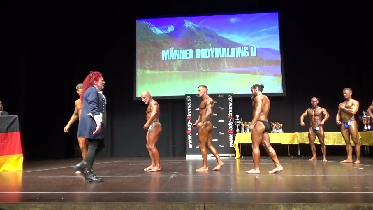 Männer Bodybuilding bis 80kg @DBFV Int  Süddeutsche Meisterschaft 2022