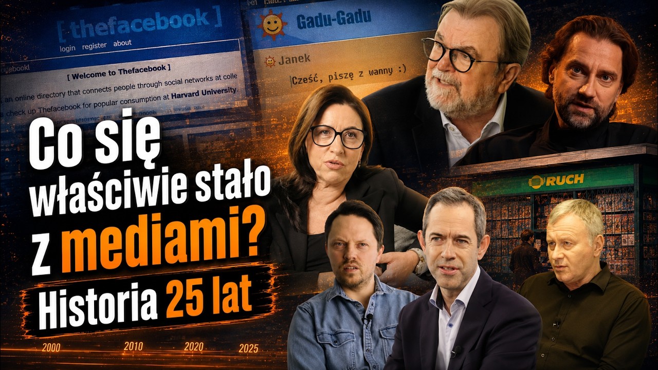 Co się właśnie stało z mediami? Historia 25 lat, kt&oacute;re zmieniły wszystko