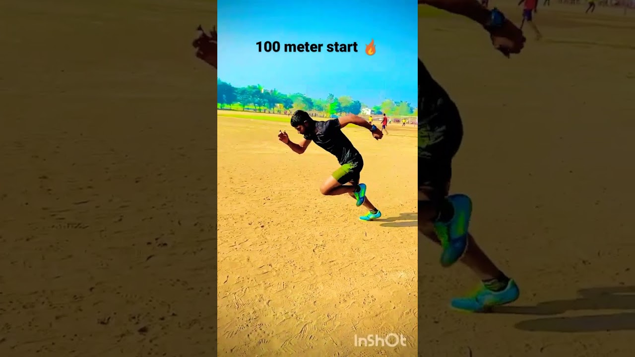 100 meter start 🔥