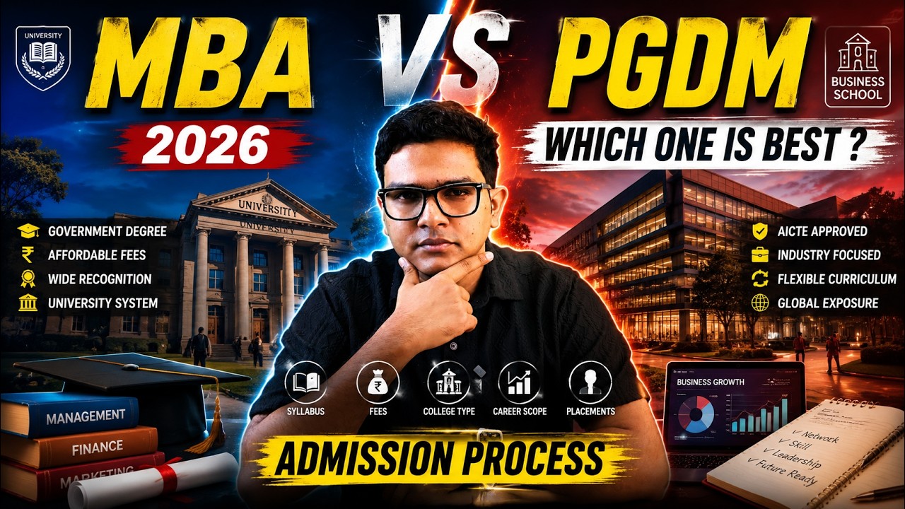 MBA vs PGDM 😱 Which One Is Better in 2026? | Which Gives Better Placements & Salary? 🤔