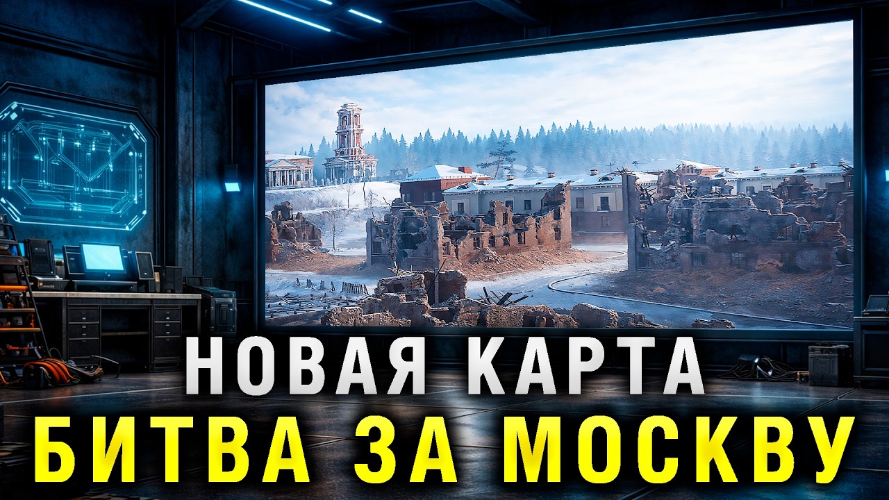 НОВАЯ КАРТА БИТВА ЗА МОСКВУ - ОБЗОР НОВОЙ КАРТЫ - МИР ТАНКОВ