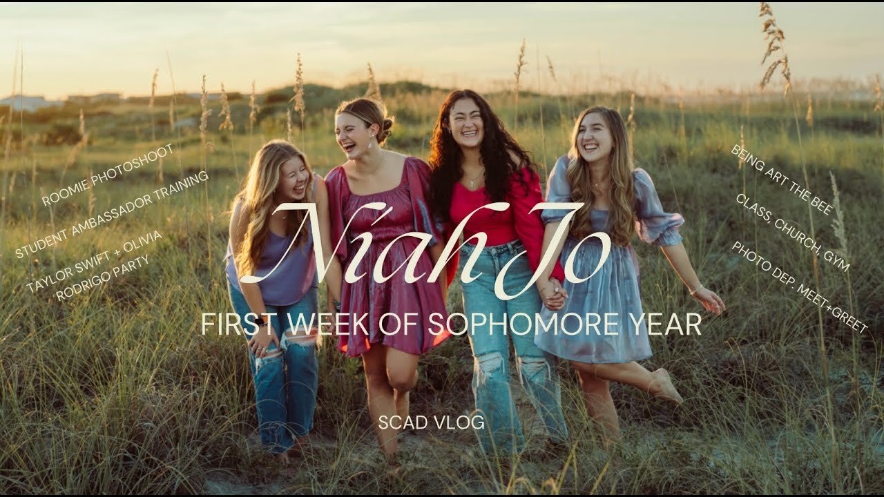 FIRST WEEK OF SOPHOMORE YEAR @SCAD | (being mascot at parade, class, taylor swift party + more)