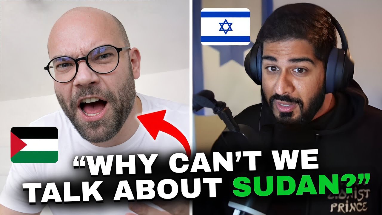 Pro-Palastinian CRASHES OUT When Confronted With Sudan