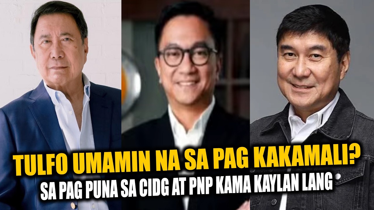 TULFO UMAMIN NA SA PAG KAKAMALI? (LABAN SA PAG SITA NILA SA CIDG AT PNP)