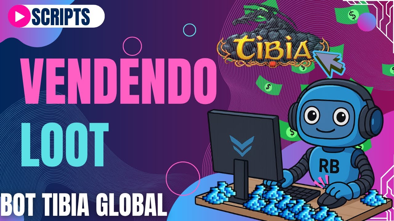Tibia R-BOT Vendendo LOOT Automaticamente