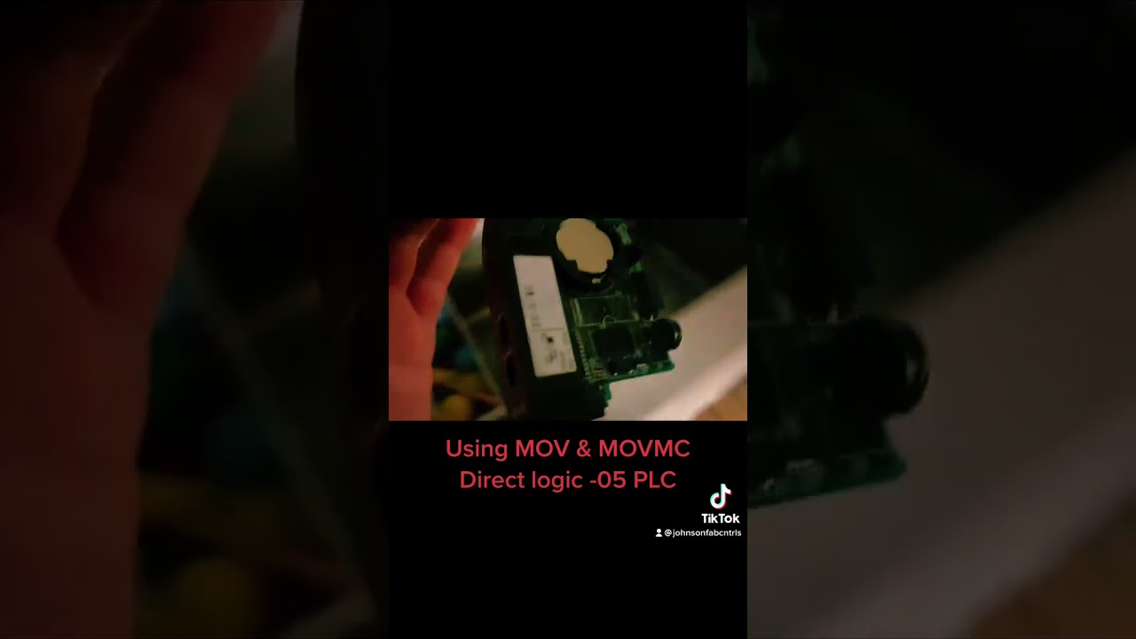 Direct logic 05 , using MOV and MOVMC  within direct soft 06 software
