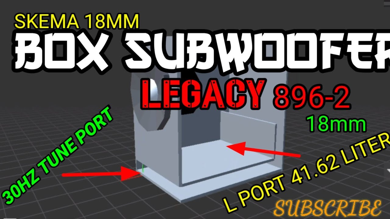 Box Subwoofer Legacy 8 inch 896-2 Tuning 30hz (Skema 18mm) Tes Suara di Video Shorts