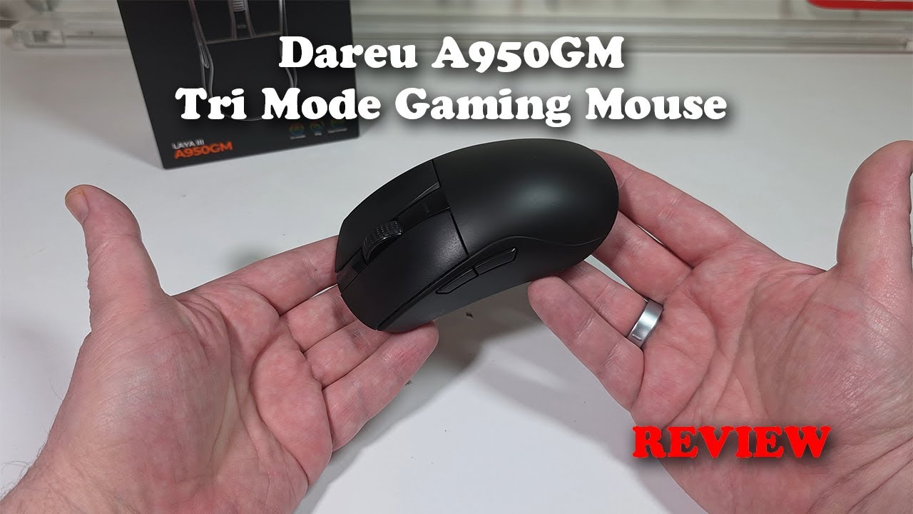 RECENZJA myszy gamingowej Dareu A950GM Tri Mode